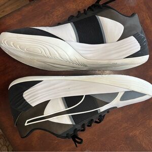 Puma Black & White Basketball Shoes. Size 14. Like new. 🏀